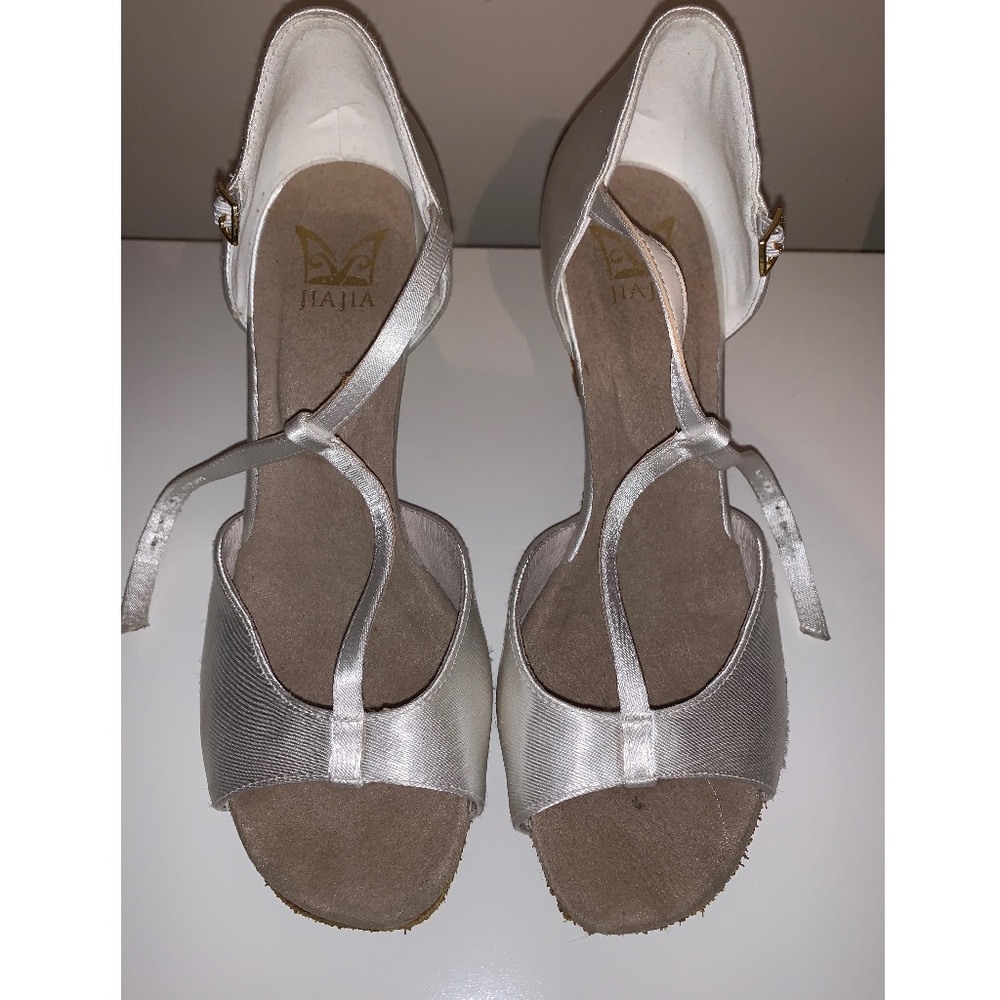 Salsa dancing shoes used for my party to dance